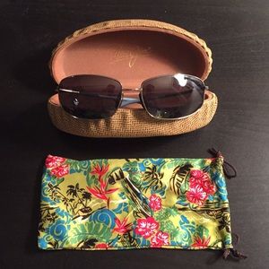 Maui Jim Fleming Beach Sunglasses w Accessories